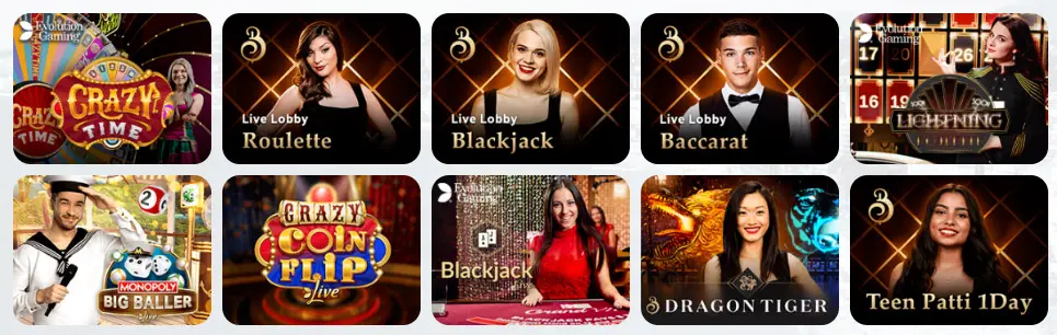 Jeux de casino en direct Kasino Klub Casino