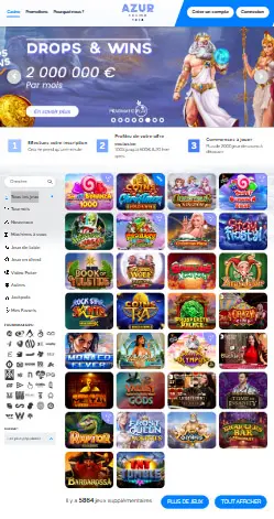 l'application et interface KASINO KLUB CASINO