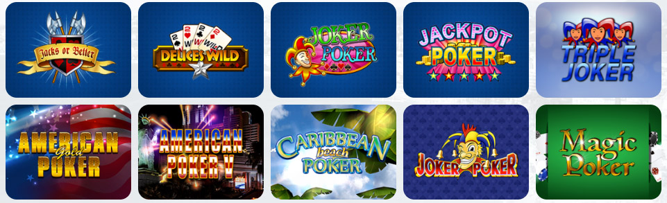 Video Poker Kasino Klub Casino