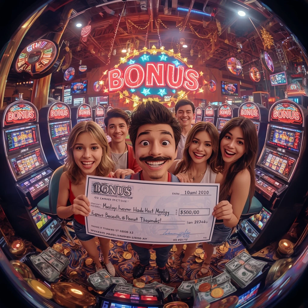 bonus dans les mains d'un homme au Kasino Klub Casino